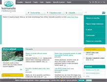 Tablet Screenshot of komunala-radovljica.si